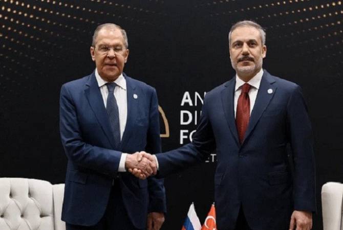 Ռուսաստանի և Թուրքիայի ԱԳ նախարարները քննարկել են Սև ծովում նավարկության անվտանգության հարցը
