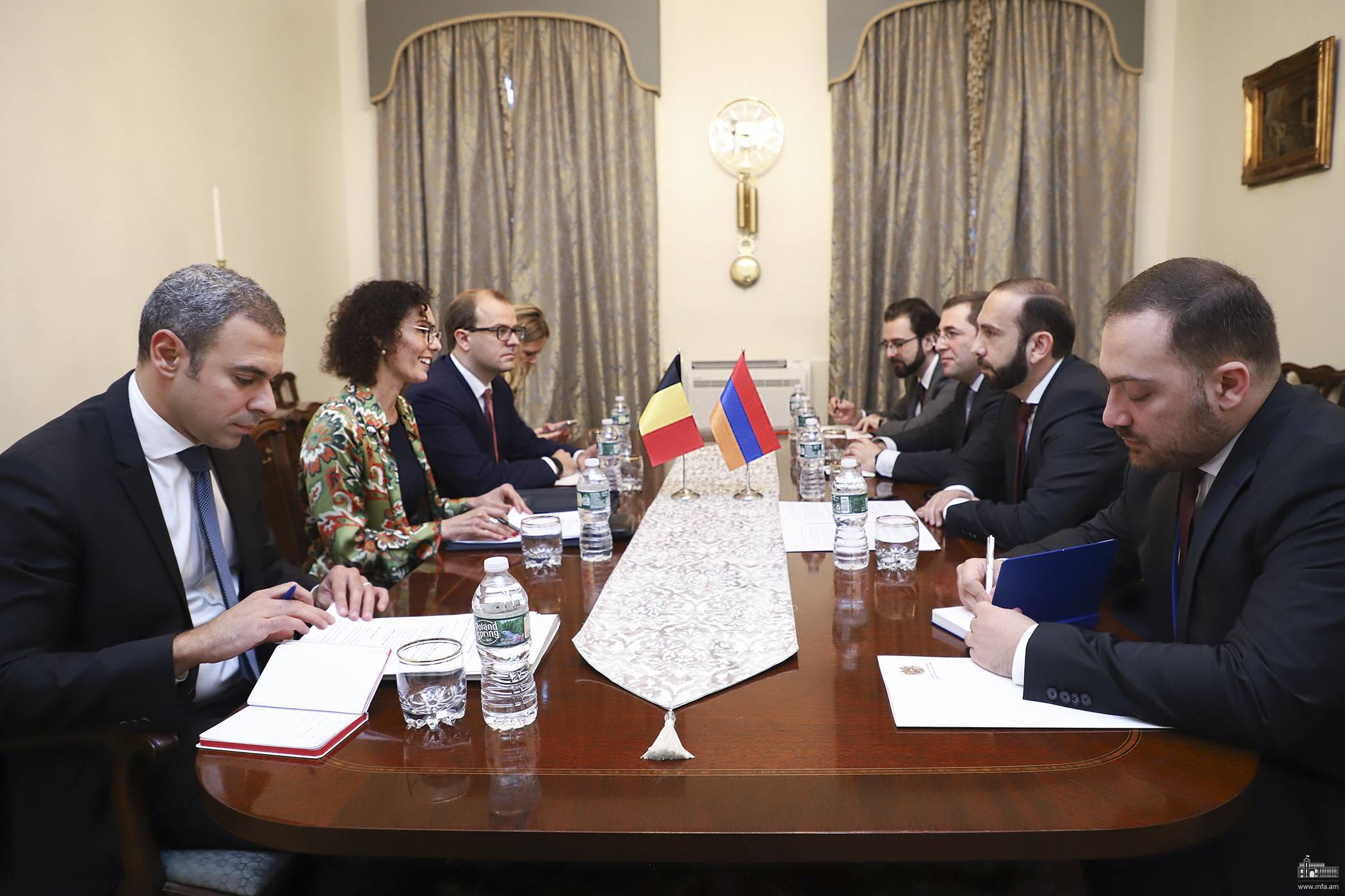 Министр иностранных дел Армении встретился с министром иностранных дел Бельгии