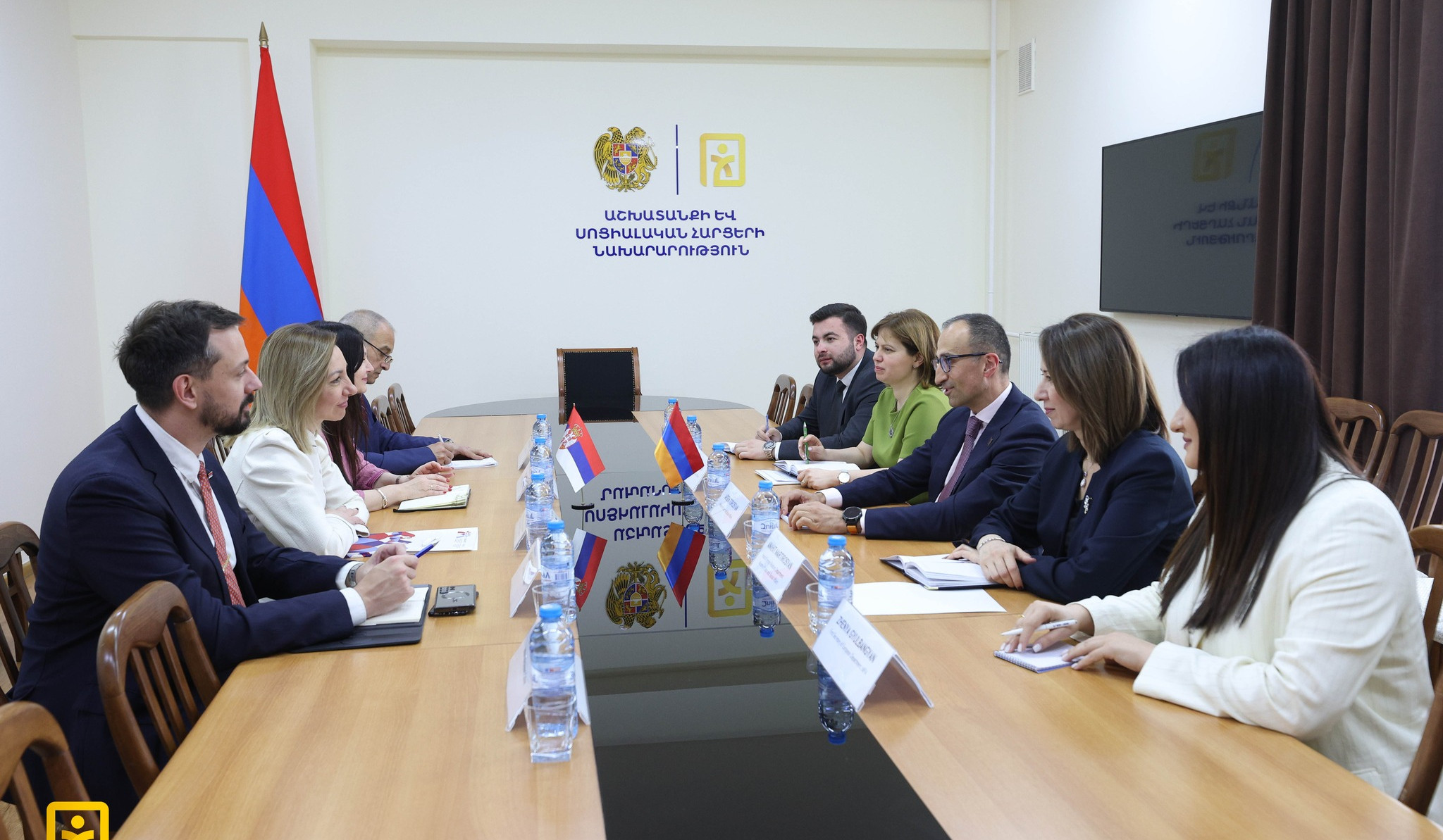 Թորոսյանը Սերբիայի իր գործընկերոջ հետ քննարկել է կանանց տնտեսական հզորացման ուղղությամբ համատեղ աշխատանքների ընթացքն ու արդյունքները