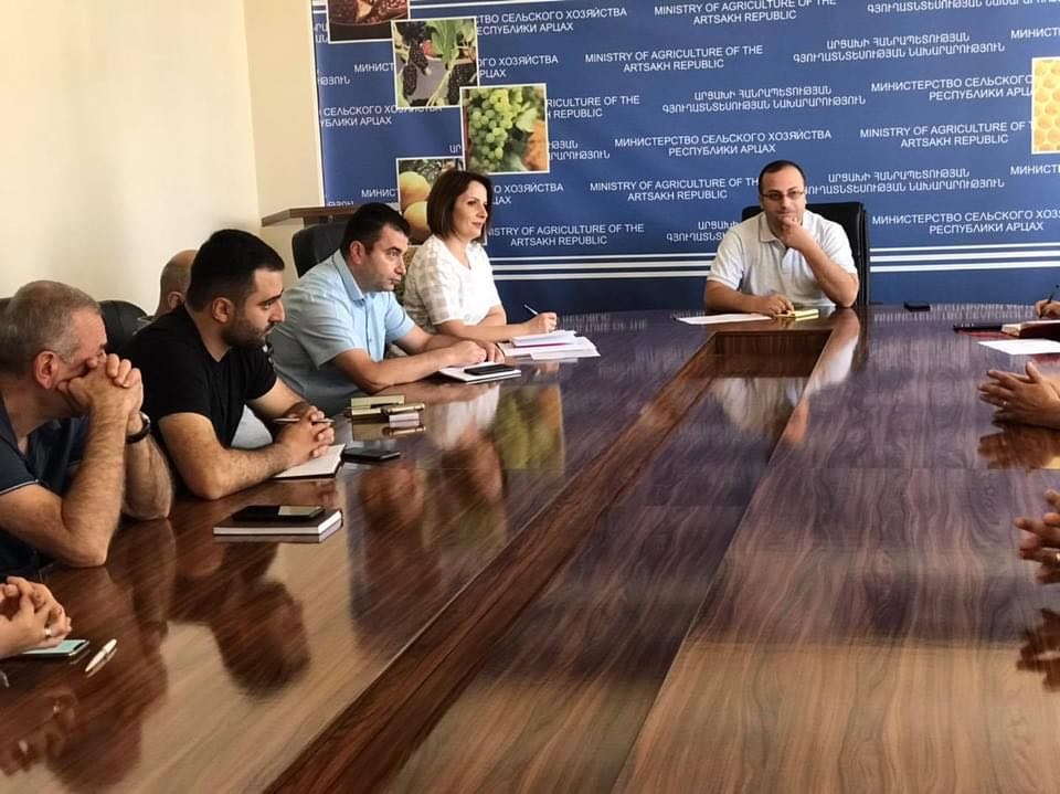 ԱՀ էկոնոմիկայի և գյուղատնտեսության նախարարը հանդիպել է մշակող արդյունաբերական ընկերությունների մի շարք ներկայացուցիչների հետ