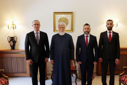 Արամ Ա Կաթողիկոսն ընդունել է ՍԴՀԿ կենտրոնական վարչության ատենապետին