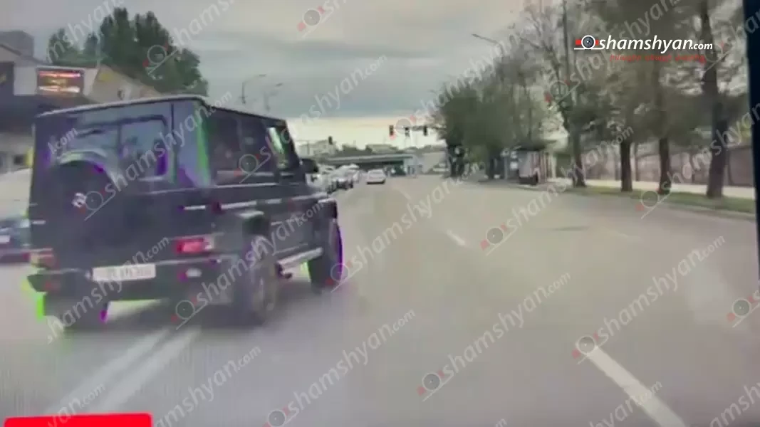 Պարեկները հայտնաբերել են «Mercedes G» մեքենայով երթևեկության կանոնները կոպիտ ձևով խախտող 27–ամյա վարորդին