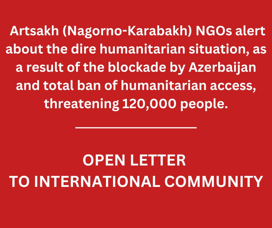 Արցախն ուժեղի իրավունքով որևէ մեկին բաժին հասած տարածք չէ, այլ մեր հայրենիքն է. Արցախի քաղաքացիական հասարակությունը բաց նամակը միջազգային հանրությանը