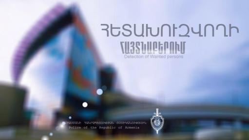 Մոսկվա-Երևան չվերթով Հայաստան է տեղափոխվել 2016-ից հետախուզվող անձ