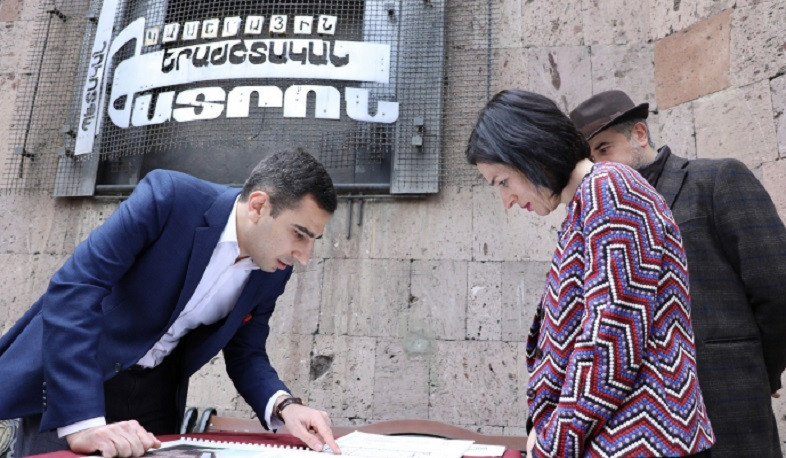 Ժաննա Անդրեասյանը շրջայց է կատարել Սիմֆոնիկ նվագախմբին հատկացված տարածքում