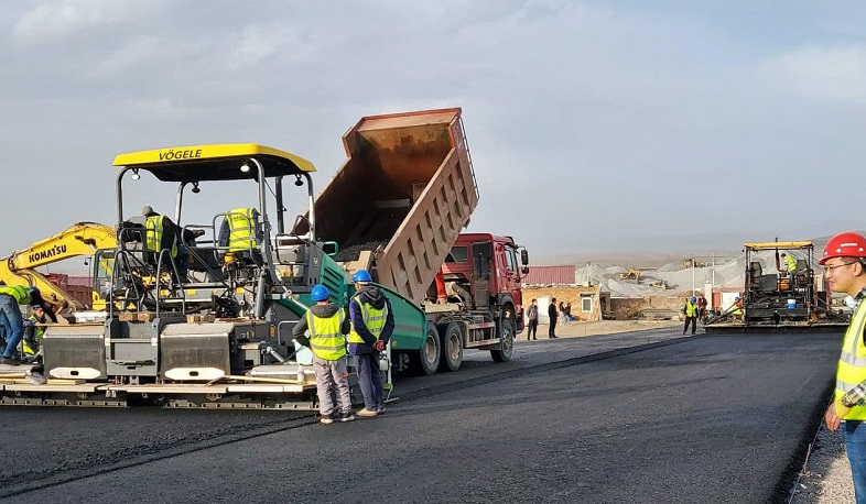 Փորձնական ասֆալտապատման աշխատանքներ՝ Թալին-Լանջիկ և Լանջիկ-Գյումրի հատվածներում