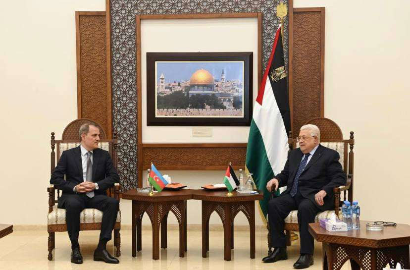 Բայրամովը հանդիպել է Պաղեստինի նախագահին