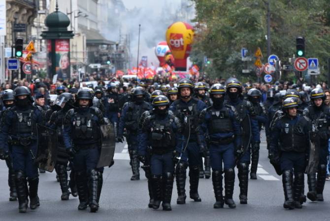 Ֆրանսիայում կենսաթոշակային բարեփոխումների դեմ ակցիաները շարունակվում են. կարգուկանոնը կհսկի 11 հազար ոստիկան