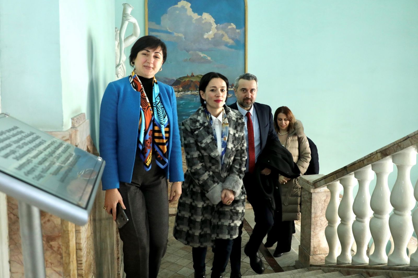 Նախարար Անդրեասյանն այցելել է Հայաստանի ազգային գրադարան