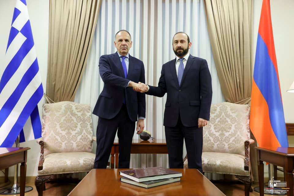 Стартовала встреча министров иностранных дел Армении и Греции в формате тет-а-тет
