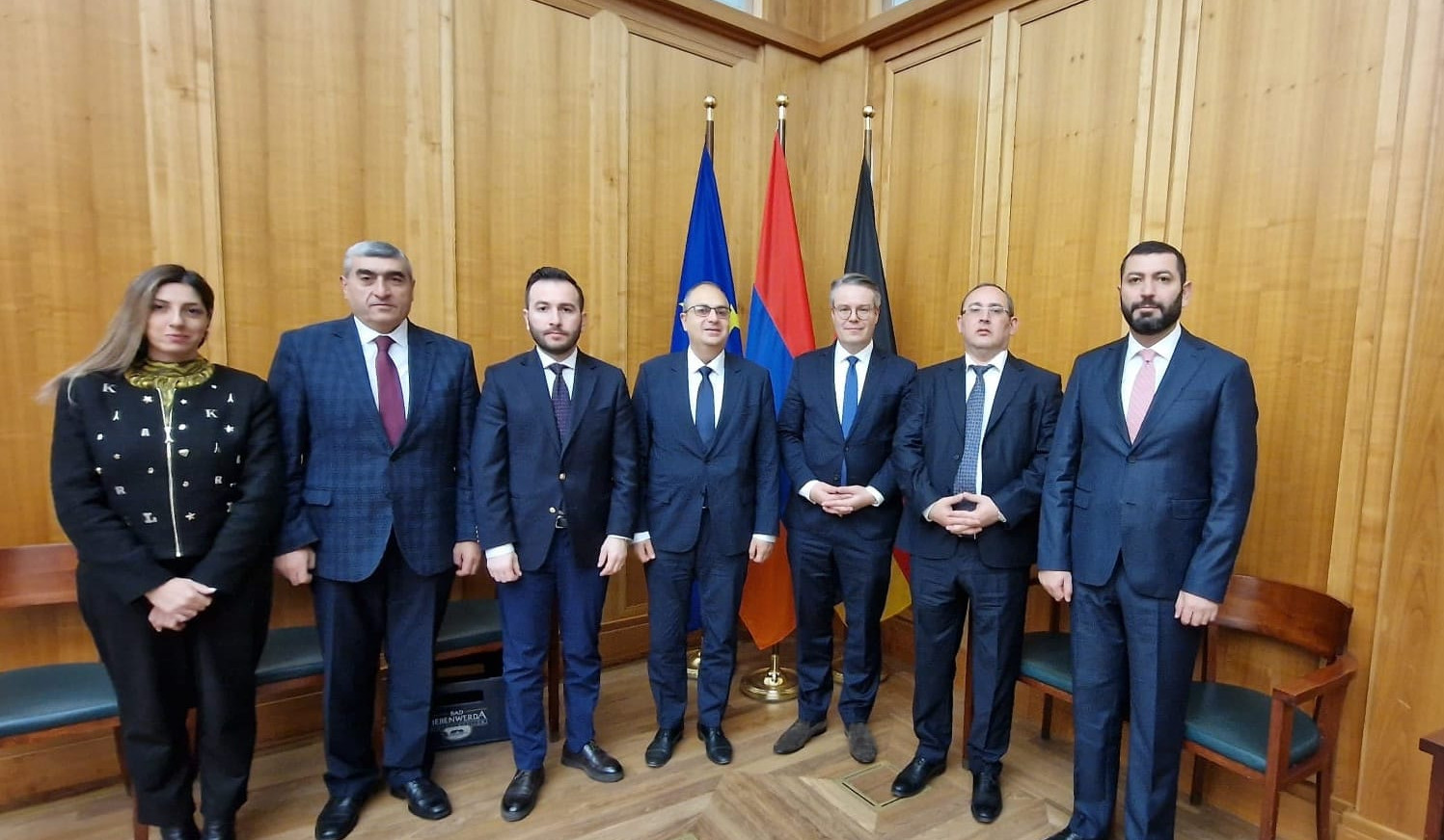 ԱԺ պատվիրակությունը հանդիպել է ԳԴՀ արտաքին գործերի պետնախարար, պատգամավոր Թոբիաս Լինդների հետ