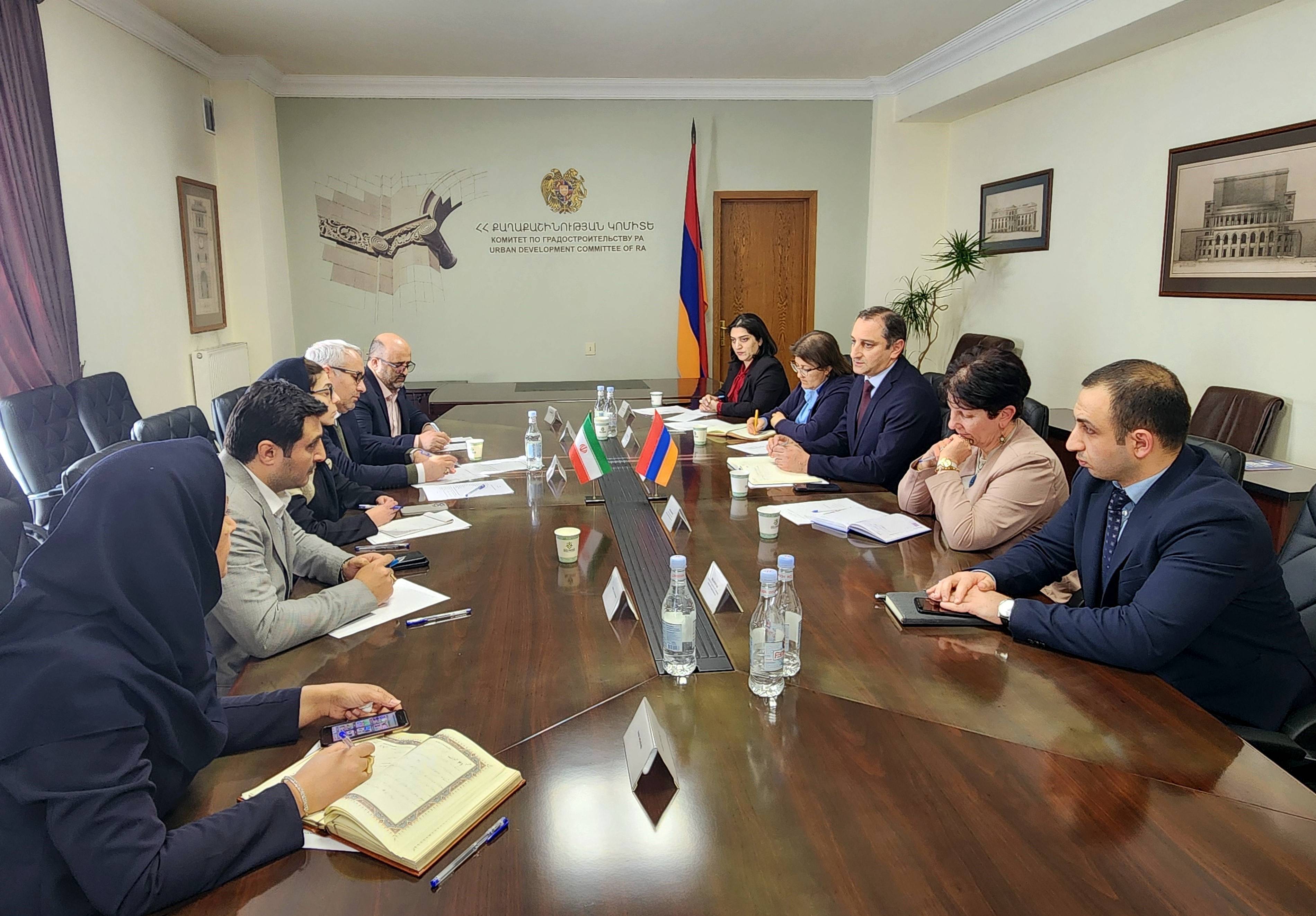 Քննարկվել են քաղաքաշինության ոլորտում հայ-իրանական համագործակցության հարցեր