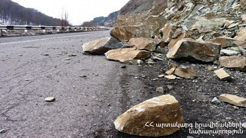 Քարաթափման պատճառով փակ է լինելու Ոսկեպար-Նոյեմբերյան ավտոճանապարհը