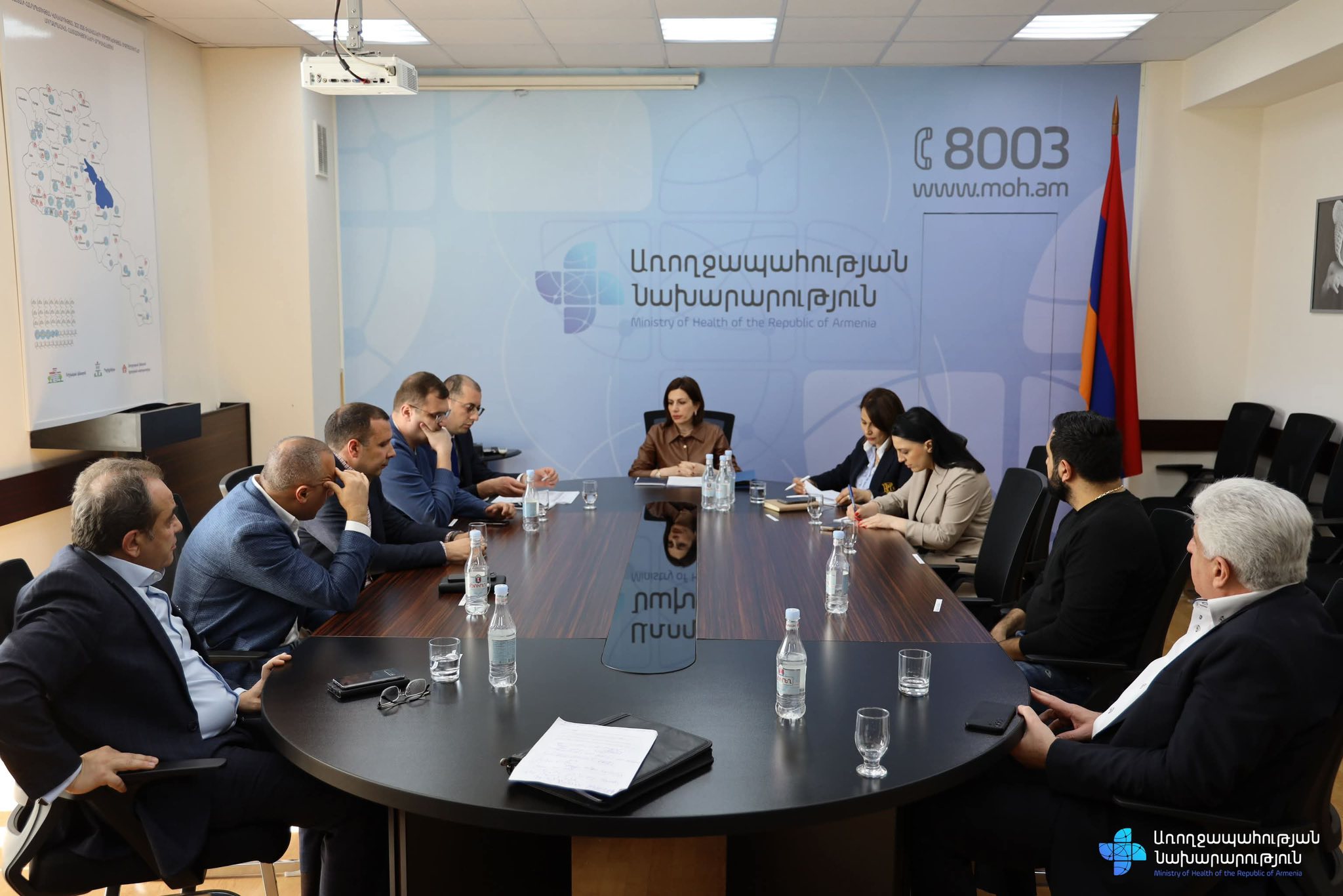 Ավանեսյանն աշխատանքային հանդիպում է ունեցել դեղ ներմուծող ընկերությունների ներկայացուցիչների հետ