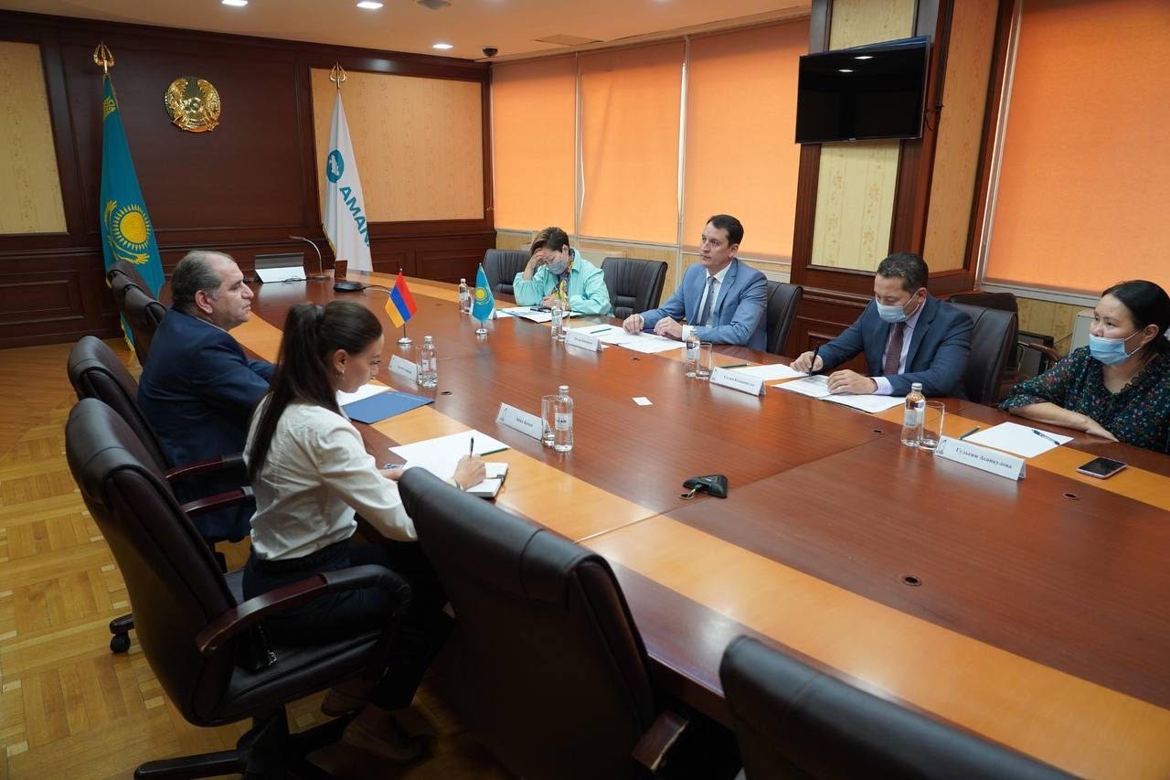 Քննարկվել են արդյունաբերության, տրանսպորտի և այլ ոլորտներում հայ-ղազախստանյան համագործակցության խորացման հեռանկարները