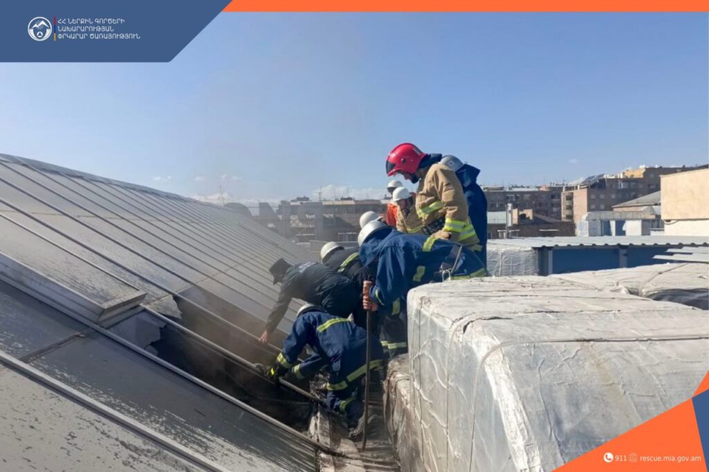 «Ռիո Մոլ» առևտրաժամանցային կենտրոնի տանիքում բռնկված հրդեհը մարվել է