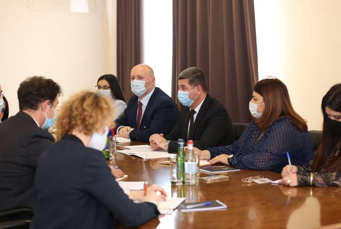 Սանոսյանն ընդունել է Հարավային Կովկասում Զարգացման ֆրանսիական գործակալության  տարածաշրջանային գրասենյակի տնօրեն