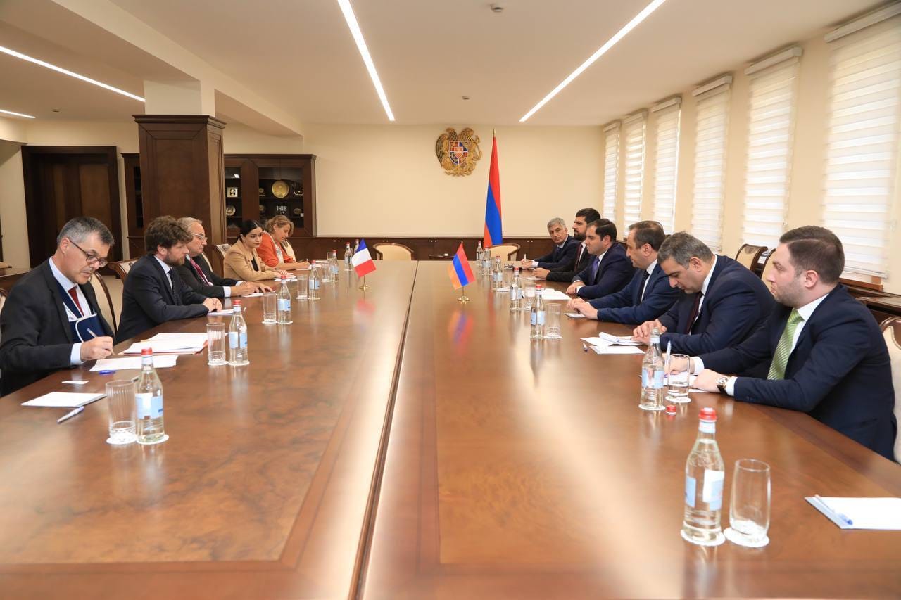 Պապիկյանն ընդունել է Ֆրանսիայի ԱԺ արտաքին հարաբերությունների հանձնաժողովի նախագահին