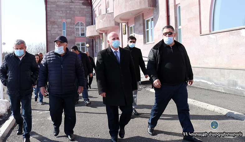 Կոտայքի մարզպետն ընթացիկ և առաջիկա ծրագրերին ծանոթանալու նպատակով այցելել է Չարենցավան