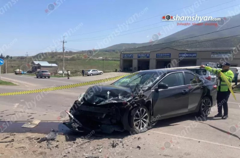Տավուշի մարզում՝ Մայիսյան կամրջի մոտ բախվել են «Toyota Camry»-ն ու «УАЗ»-ը. 3 կին տեղափոխվել է հիվանդանոց