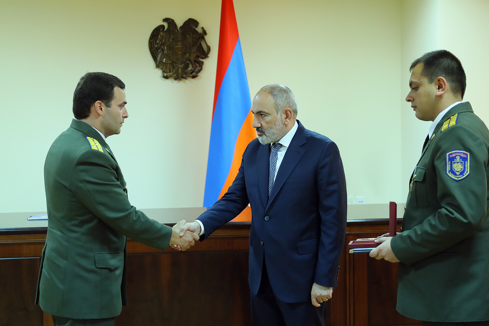 Նիկոլ Փաշինյանը ներկա է գտնվել Պետական պահպանության ծառայության կազմավորման օրվան նվիրված հանդիսավոր նիստին (լուսանկարներ)