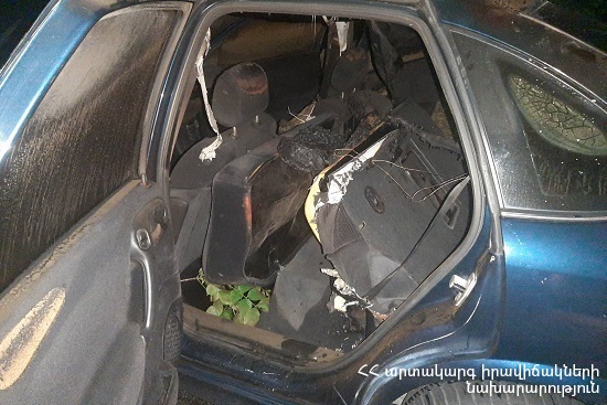 Երևանում ավտոմեքենա է այրվել. 35-ամյա վարորդը այրվածքներով տեղափոխվել է հիվանդանոց