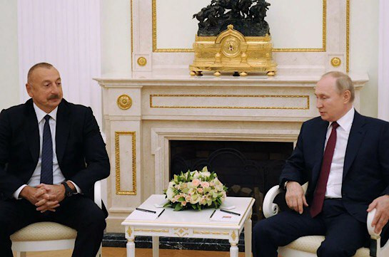 Путин заявил Алиеву, что с точки зрения безопасности в регионе «много очень чувствительных» вопросов