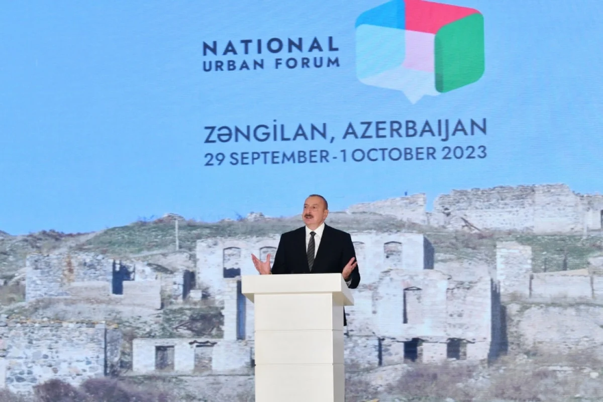 Ալիևը սկսել է վերակառուցել արցախյան քաղաքներն ու գյուղերը