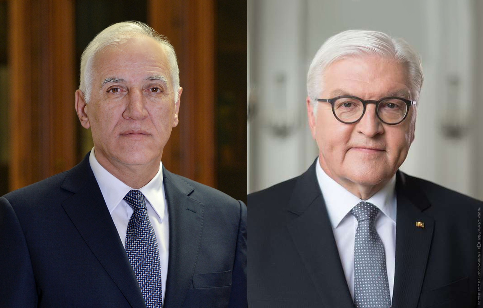 Президенты Армении и Германии обсудили вопросы, связанные с гуманитарным кризисом в Арцахе