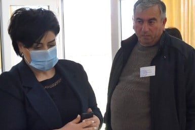 Արցախի ԿԸՀ նախագահն այցելել է ընտրատեղամասեր