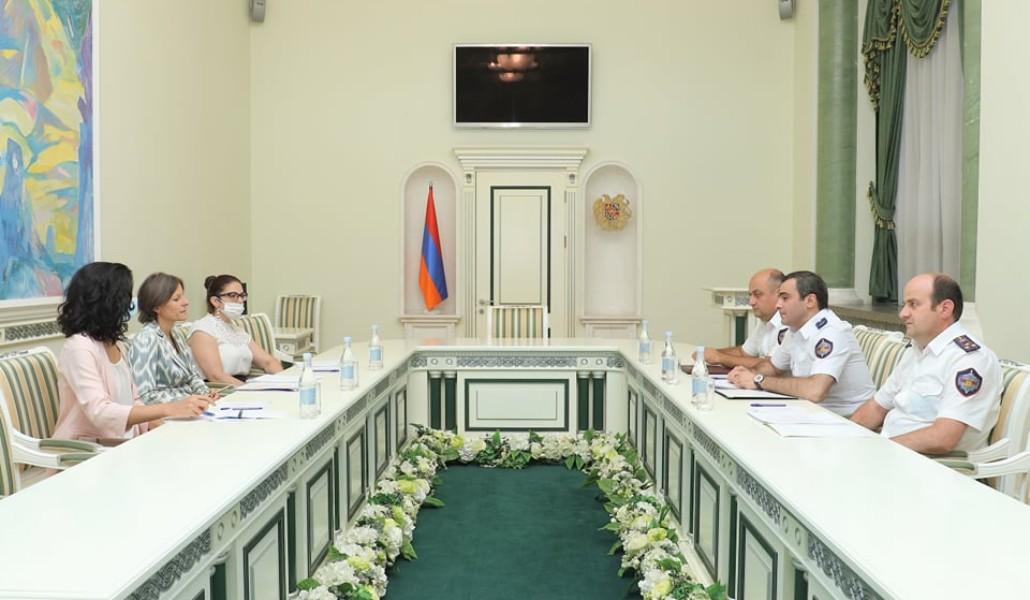 ՀՀ գլխավոր դատախազի պաշտոնակատարն ընդունել է Երևանում ԵԽ գրասենյակի ղեկավարին