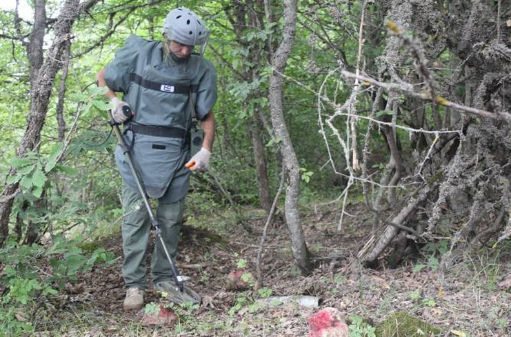 Սյունիքի մարզի Դավիթ Բեկ բնակավայրում հայտնաբերվել են 1՝ 85 մմ և 3՝ 100 մմ տրամագծով արկեր