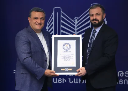 «Երեմյան Փրոջեքթս»-ն իր՝ Գինեսի համաշխարհային նոր ռեկորդը նվիրել է Հայաստանին