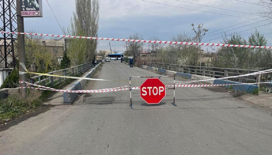 ՀՀ տարածքում կան փակ ճանապարհներ, Գետափնյա գյուղի մոտ գտնվող կամրջի երթևեկությունը դադարեցվել է
