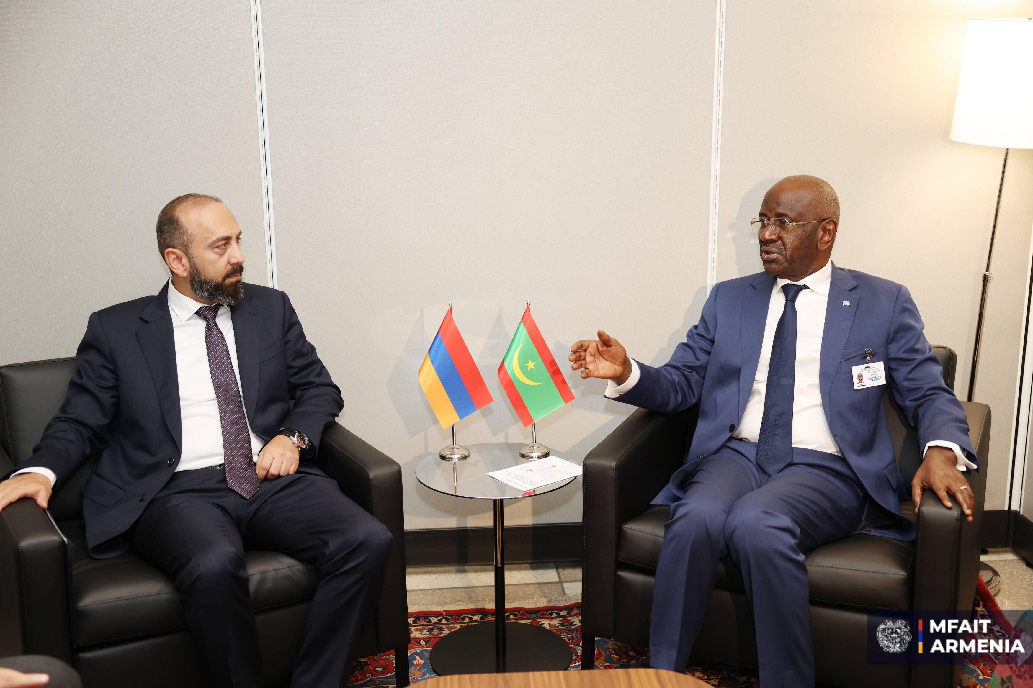 Միրզոյանն ու Մավրիտանիայի ԱԳ նախարարը քննարկել են բազմակողմ հարթակներում փոխգործակցության հարցեր