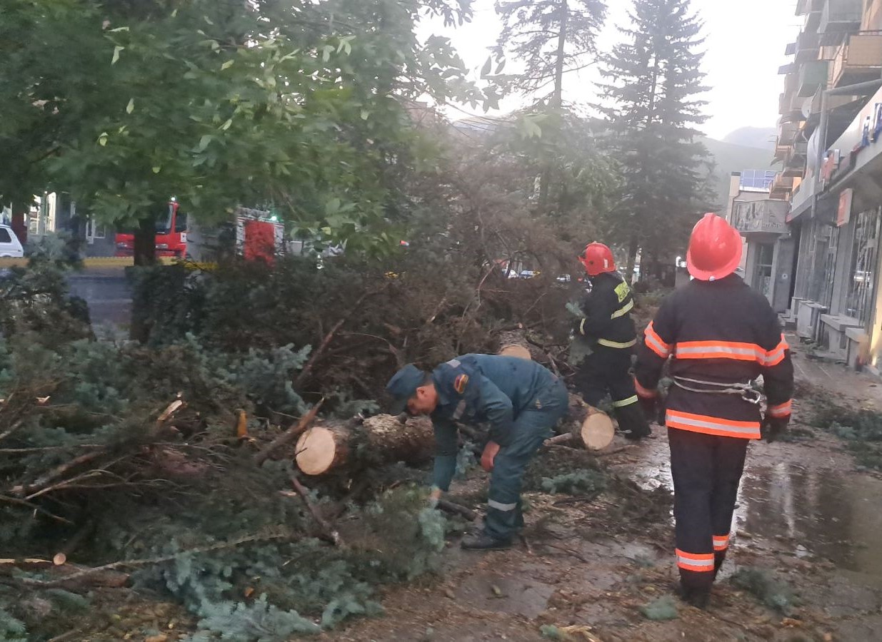 Երևանում, Կոտայքի, Արագածոտնի, Արմավիրի, Լոռու և Տավուշի մարզերում ուժեղ քամին վնասներ է հասցրել