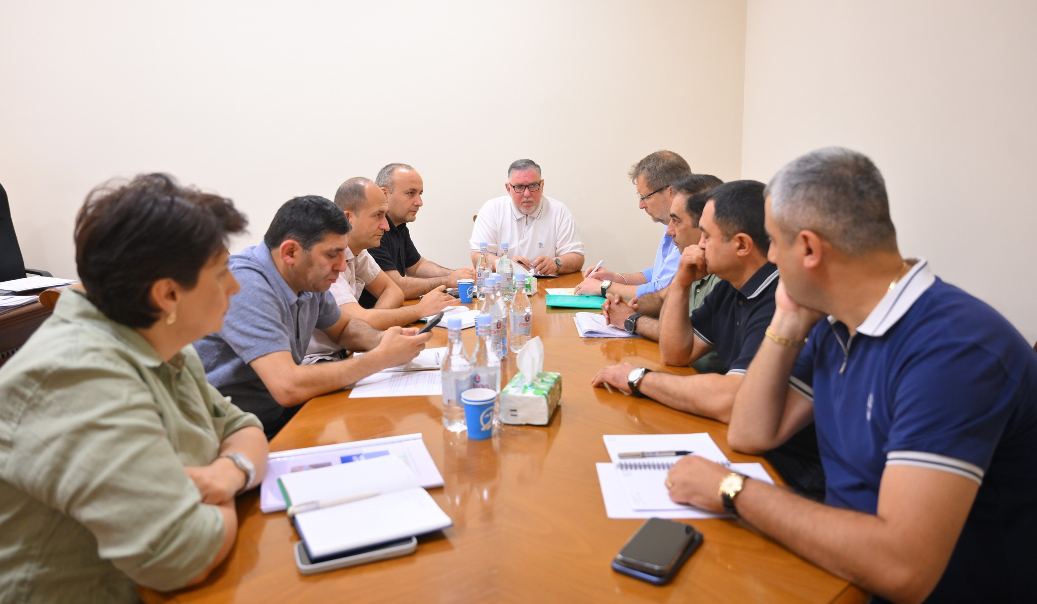 Աշխատանքային հանդիպում «Ճանապարհային դեպարտամենտ» հիմնադրամում