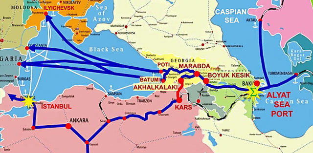 Վրաստանը, Թուրքմենստանը, Ռումինիան ու Ադրբեջանը նոր տրանսպորտային երթուղի կստեղծեն