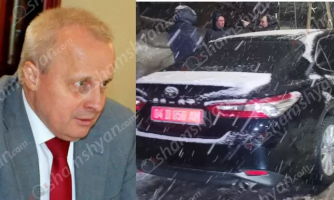 Երևանում ճանապարհի մերկասառույցի պատճառով վթարի է ենթարկվել ՀՀ-ում ՌԴ դեսպան Կոպիրկինի ծառայողական ավտոմեքենան. դեսպանն ու վարորդը տեղափոխվել են հիվանդանոց