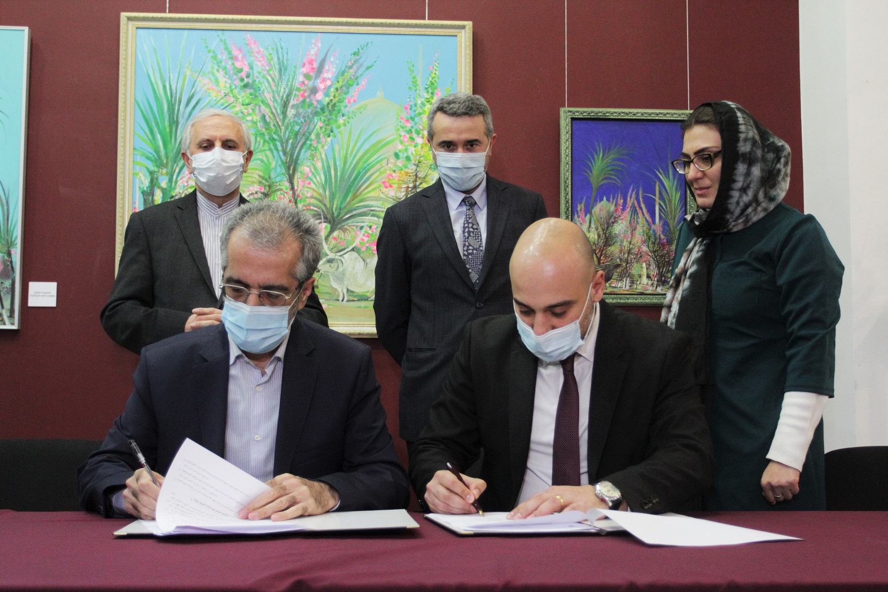 Նկարիչների միությունն ու Իրանի նկարիչ արվեստագետների միությունը հուշագիր են ստորագրել