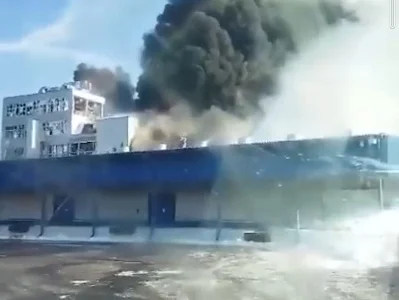 В Ростовской области загорелся Шахтинский полиэфирный завод