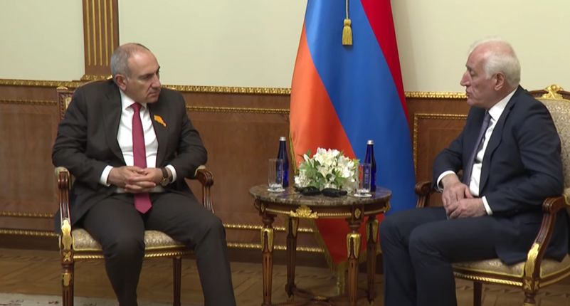 Հանդիպել են վարչապետ Նիկոլ Փաշինյանն ու նախագահ Վահագն Խաչատուրյանը (տեսանյութ)