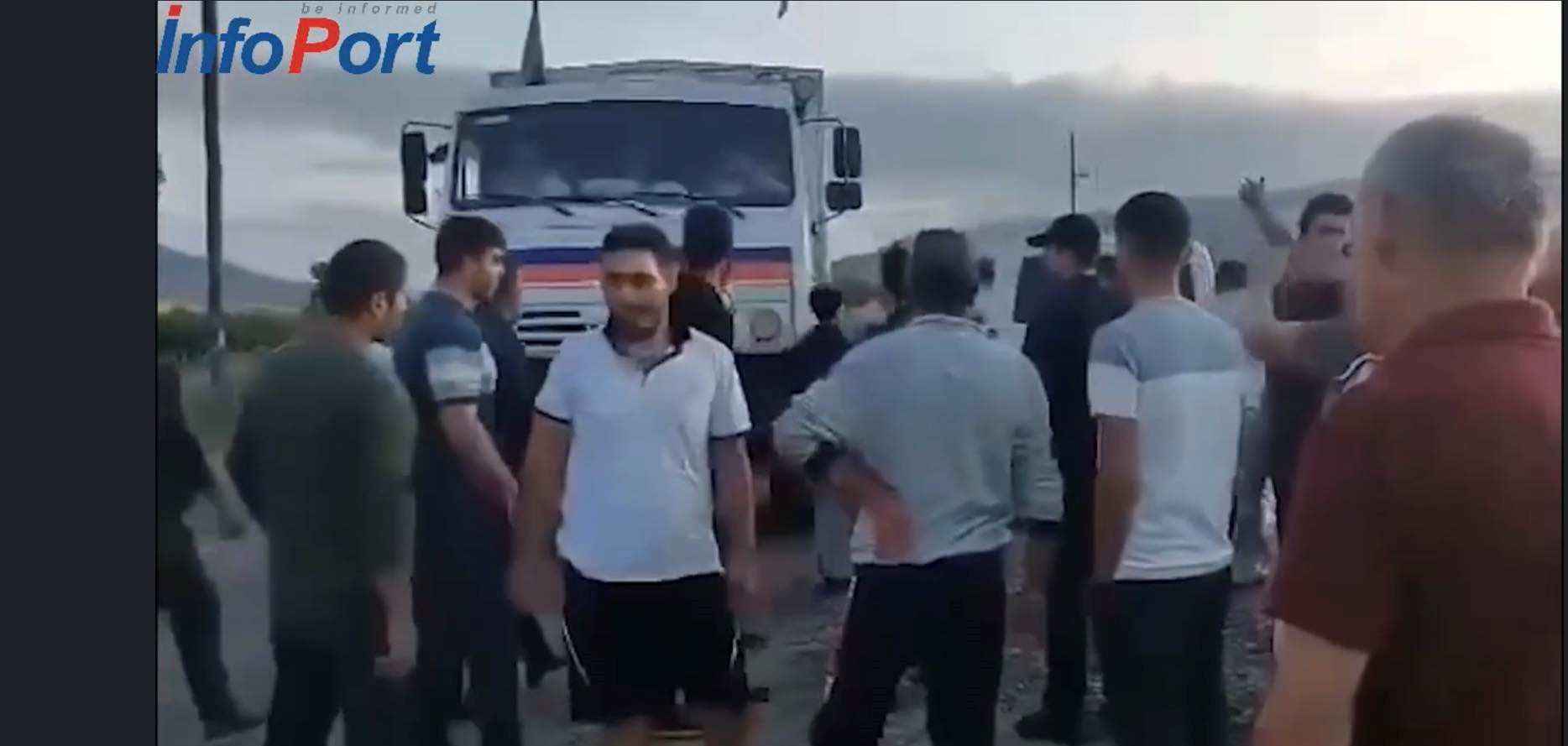 Արցախցիներն արգելել են ռուս խաղաղապահների բեռնատարների տեղաշարժը դեպի Աղդամ