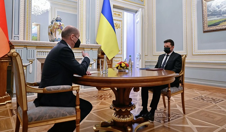 Զելենսկին խոստացել է Ուկրաինայի հարցով կոնտակտային խմբի քննարկմանը ներկայացնել Դոնբասի հատուկ կարգավիճակի նախագիծը. Շոլց