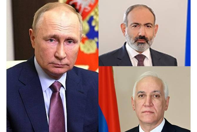 Պուտինը շնորհավորել է Խաչատուրյանին եւ Փաշինյանին Ամանորի եւ Սուրբ Ծնունդի առիթով