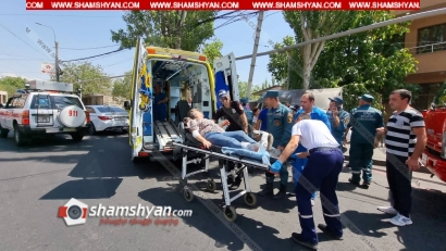 Երևանում Mazda 6-ը մխրճվել է կանգառի մեջ, կան վիրավորներ