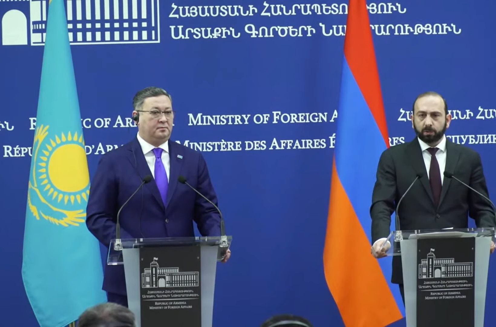 Միրզոյանն առանցքային ու կարևոր է համարում ՀՀ-ի ու Ղազախստանի համար նոր հնարավորությունների բացահայտումները