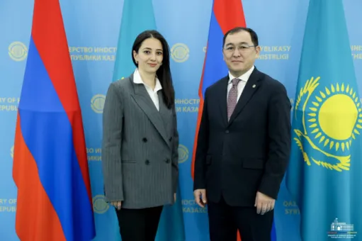 ՀՀ ԱԳՆ մամուլի խոսնակը հանդիպել է Ղազախստանի ԱԳՆ մամուլի ծառայության ներկայացուցիչների հետ