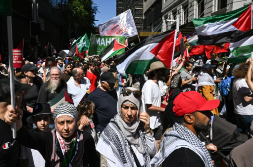 Ավստրալիայում հազարավոր մարդիկ դուրս են եկել փողոց՝ ի աջակցություն Պաղեստինի