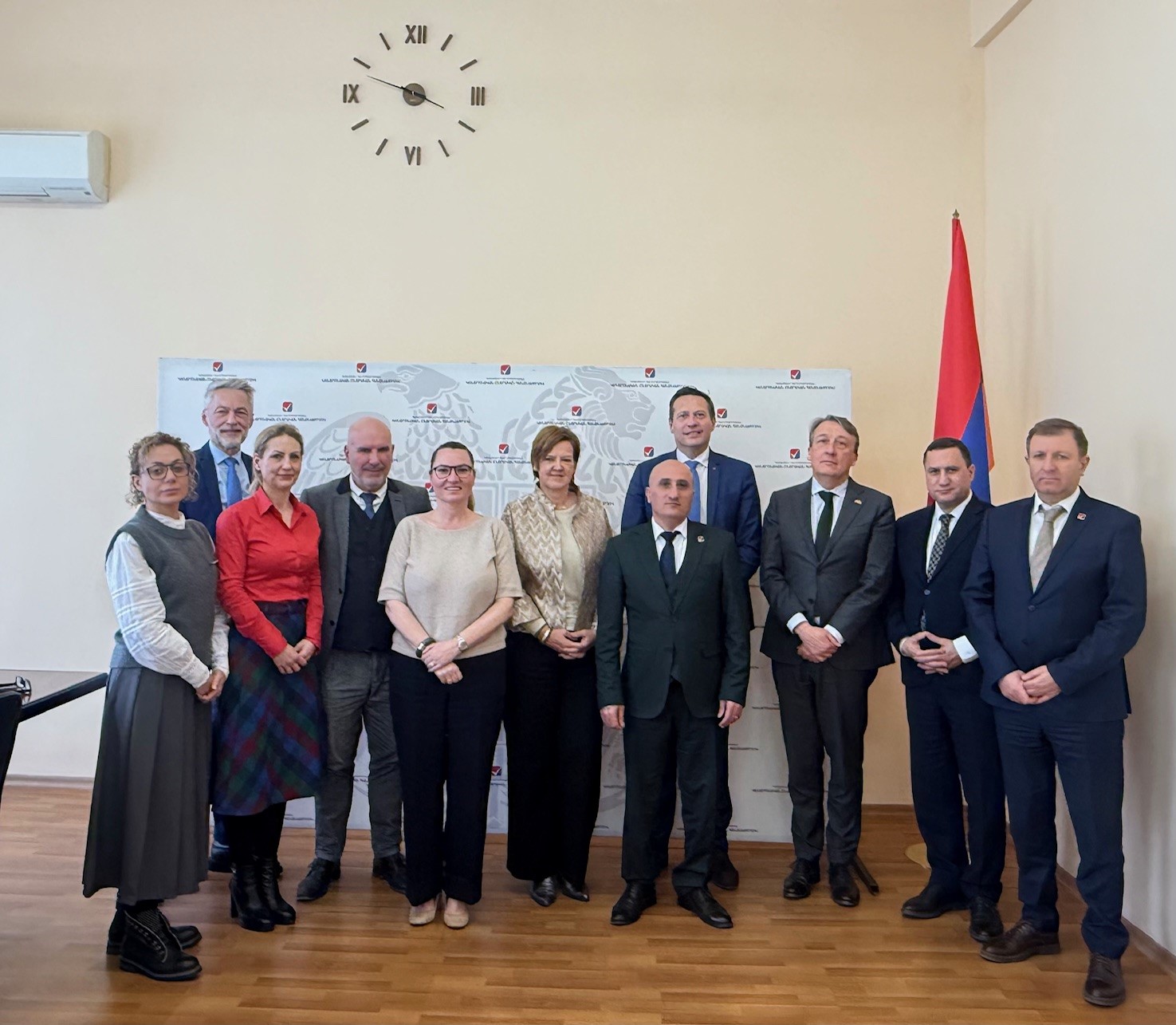 Բելգիա-Հայաստան բարեկամական խմբի պատվիրակությունը հյուրընկալվել է ՀՀ Կենտրոնական ընտրական հանձնաժողովում